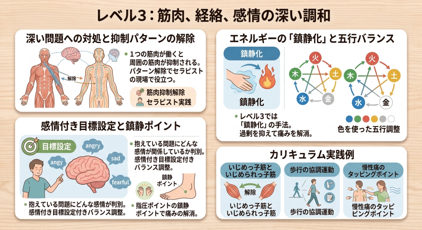 タッチフォーヘルス レベル3講座の様子